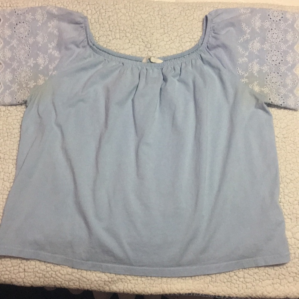 H&M Light Blue Blouse